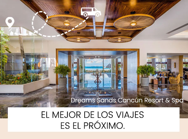 Lobby hotel Dreams Sands cancun